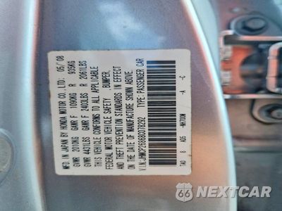 Zdjęcie 13 z 13 samochodu: 2008 HONDA ACCORD EXL VIN:JHMCP26868C078292 - miniatura