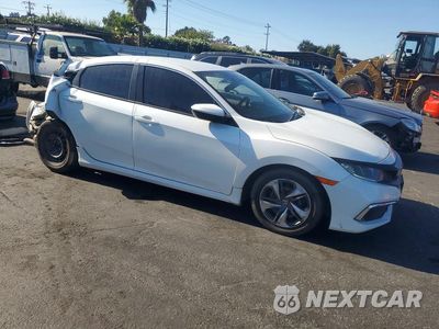 Czwarte zdjęcie samochodu z boku: 2021 HONDA CIVIC LX VIN:2HGFC2F61MH559505 - miniatura
