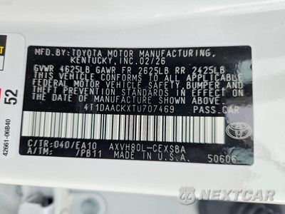 Zdjęcie 13 z 13 samochodu: 2026 TOYOTA CAMRY SE VIN:4T1DAACKXTU707469 - miniatura