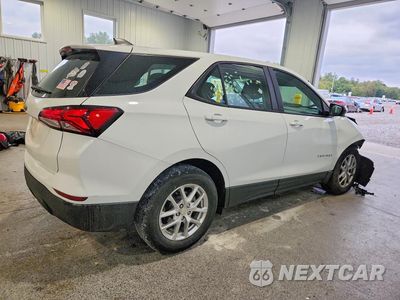 Trzecie zdjęcie samochodu z tyłu: 2022 CHEVROLET EQUINOX LS VIN:3GNAXHEVXNS101038 - miniatura