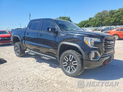 Czwarte zdjęcie samochodu z boku: 2021 GMC SIERRA K1500 AT4 VIN:3GTP9EED9MG297588 - miniatura