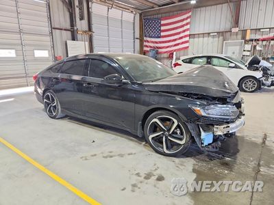 Czwarte zdjęcie samochodu z boku: 2021 HONDA ACCORD SPORT VIN:1HGCV1F30MA070976 - miniatura