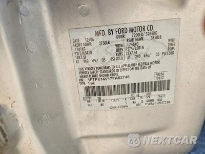 Zdjęcie 12 z 12 samochodu: 2007 FORD F150 VIN:1FTPX14V17FA62746 - miniatura