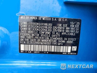 Zdjęcie 14 z 14 samochodu: 2026 HONDA HR-V SPORT VIN:3CZRZ2H50TM746307 - miniatura