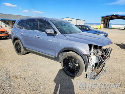 Czwarte zdjęcie samochodu z boku: 2022 KIA TELLURIDE S VIN:5XYP6DHC6NG207352 - miniatura