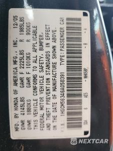 Zdjęcie 12 z 12 samochodu: 2006 HONDA ACCORD SE VIN:1HGCM56346A058391 - miniatura
