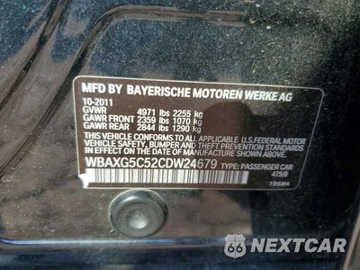 Zdjęcie 12 z 12 samochodu: 2012 BMW 528 I VIN:WBAXG5C52CDW24679 - miniatura