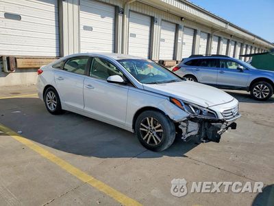 Czwarte zdjęcie samochodu z boku: 2015 HYUNDAI SONATA SE VIN:5NPE24AF4FH206735 - miniatura