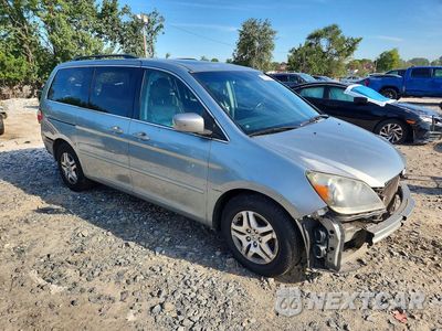 Czwarte zdjęcie samochodu z boku: 2007 HONDA ODYSSEY EXL VIN:5FNRL38777B085982 - miniatura