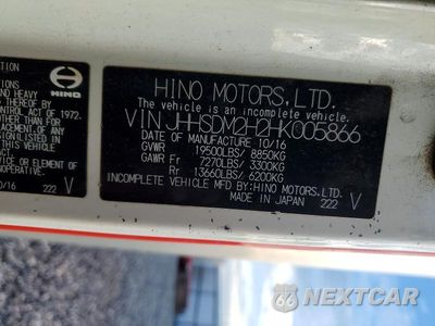 Zdjęcie 13 z 13 samochodu: 2017 HINO 195 - BOX TRUCK VIN:JHHSDM2H2HK005866 - miniatura