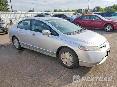 Czwarte zdjęcie samochodu z boku: 2008 HONDA CIVIC HYBRID VIN:JHMFA36298S025656 - miniatura