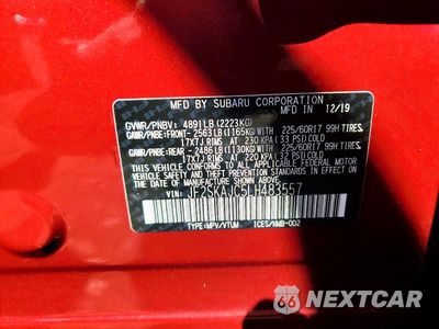 Zdjęcie 13 z 13 samochodu: 2020 SUBARU FORESTER PREMIUM VIN:JF2SKAJC5LH483557 - miniatura