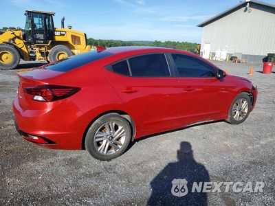 Trzecie zdjęcie samochodu z tyłu: 2020 HYUNDAI ELANTRA SEL VIN:5NPD84LF7LH512461 - miniatura
