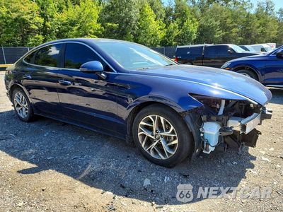 Czwarte zdjęcie samochodu z boku: 2021 HYUNDAI SONATA SEL VIN:5NPEF4JA1MH089539 - miniatura
