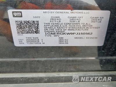 Zdjęcie 13 z 13 samochodu: 2023 CHEVROLET TRAVERSE LT VIN:1GNERGKW9PJ150562 - miniatura