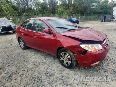 Czwarte zdjęcie samochodu z boku: 2010 HYUNDAI ELANTRA GLS VIN:KMHDU4AD6AU944518 - miniatura