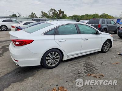 Trzecie zdjęcie samochodu z tyłu: 2016 HYUNDAI SONATA SPORT VIN:5NPE34AF5GH347733 - miniatura