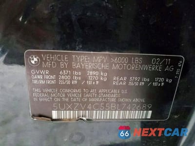 Zdjęcie 13 z 13 samochodu: 2011 BMW X5 XDRIVE35I VIN:5UXZV4C55BL742689 - miniatura