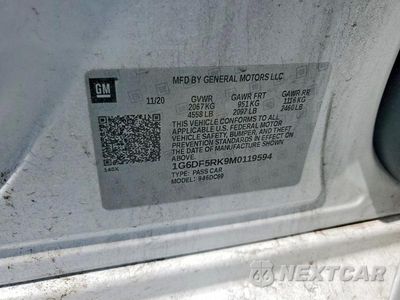 Zdjęcie 12 z 12 samochodu: 2021 CADILLAC CT4 PREMIUM LUXURY VIN:1G6DF5RK9M0119594 - miniatura