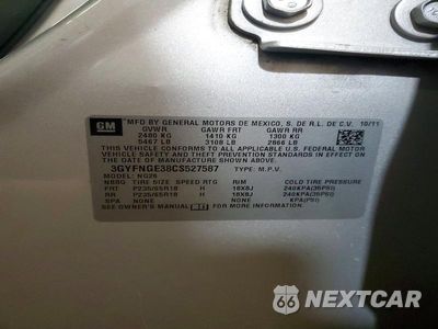 Zdjęcie 13 z 13 samochodu: 2012 CADILLAC SRX VIN:3GYFNGE38CS527587 - miniatura