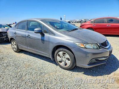 Czwarte zdjęcie samochodu z boku: 2013 HONDA CIVIC LX VIN:19XFB2E50DE005507 - miniatura