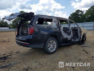 Trzecie zdjęcie samochodu z tyłu: 2021 GMC YUKON XL C1500 SLT VIN:1GKS1GKD2MR269654 - miniatura