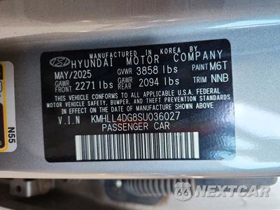 Zdjęcie 13 z 13 samochodu: 2025 HYUNDAI ELANTRA SE VIN:KMHLL4DG8SU036027 - miniatura