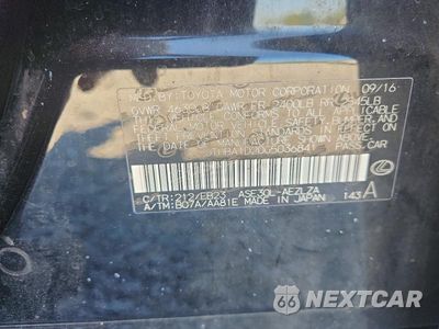 Zdjęcie 12 z 12 samochodu: 2016 LEXUS IS 200T VIN:JTHBA1D20G5036841 - miniatura