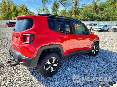 Trzecie zdjęcie samochodu z tyłu: 2019 JEEP RENEGADE TRAILHAWK VIN:ZACNJBC14KPJ97266 - miniatura