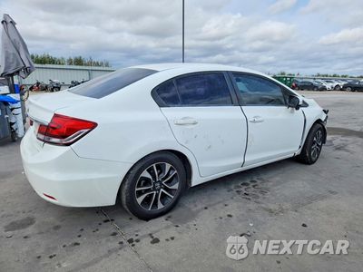 Trzecie zdjęcie samochodu z tyłu: 2014 HONDA CIVIC EX VIN:19XFB2F80EE239544 - miniatura
