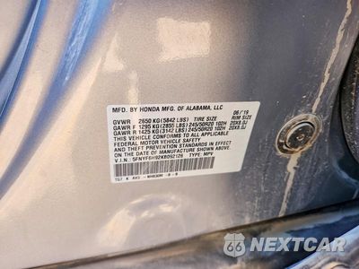 Zdjęcie 12 z 12 samochodu: 2019 HONDA PILOT TOURING VIN:5FNYF6H92KB092126 - miniatura