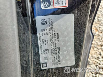 Zdjęcie 12 z 12 samochodu: 2017 CHEVROLET CAMARO LT VIN:1G1FD1RX2H0140060 - miniatura