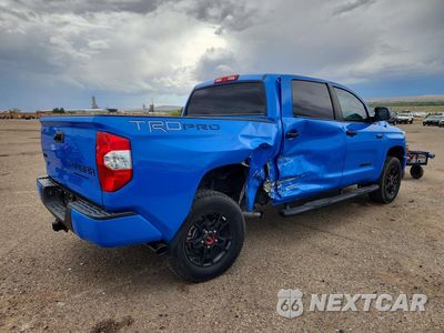 Trzecie zdjęcie samochodu z tyłu: 2019 TOYOTA TUNDRA TRD PRO VIN:5TFDY5F14KX849937 - miniatura