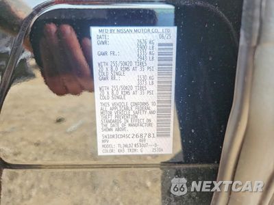 Zdjęcie 12 z 12 samochodu: 2025 NISSAN PATHFINDER SL VIN:5N1DR3CD4SC268781 - miniatura