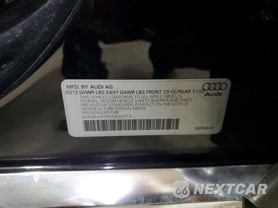 Zdjęcie 13 z 13 samochodu: 2012 AUDI A8 L QUATTRO VIN:WAURVAFD9CN034273 - miniatura