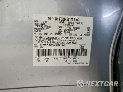 Zdjęcie 14 z 14 samochodu: 2020 FORD EDGE SEL VIN:2FMPK3J99LBB67270 - miniatura