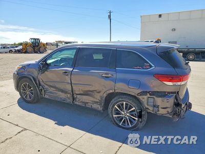 Drugie zdjęcie samochodu z przodu: 2019 TOYOTA HIGHLANDER XLE VIN:5TDJZRFHXKS573676 - miniatura