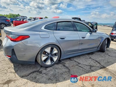 Trzecie zdjęcie samochodu z tyłu: 2023 BMW I4 EDRIVE 40 VIN:WBY73AW06PFP83477 - miniatura