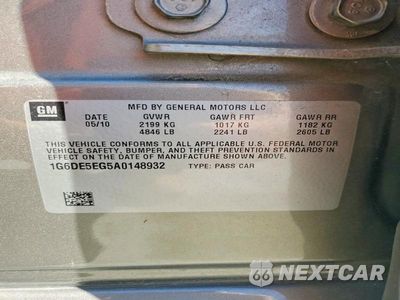 Zdjęcie 12 z 12 samochodu: 2010 CADILLAC CTS LUXURY COLLECTION VIN:1G6DE5EG5A0148932 - miniatura