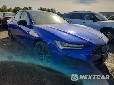 Czwarte zdjęcie samochodu z boku: 2021 ACURA TLX TECH A VIN:19UUB6F54MA008766 - miniatura