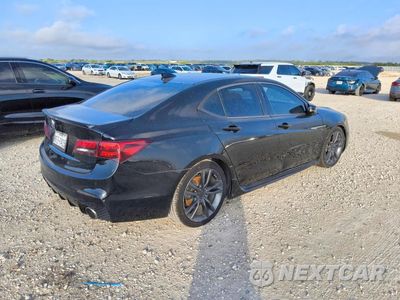 Trzecie zdjęcie samochodu z tyłu: 2019 ACURA TLX TECHNOLOGY VIN:19UUB1F63KA003423 - miniatura