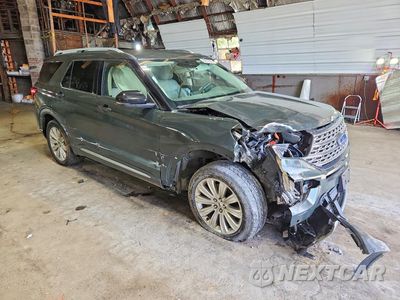 Czwarte zdjęcie samochodu z boku: 2021 FORD EXPLORER LIMITED VIN:1FM5K8FW3MNA21732 - miniatura