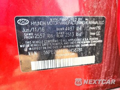 Zdjęcie 12 z 12 samochodu: 2017 HYUNDAI SONATA SE VIN:5NPE24AF6HH458781 - miniatura