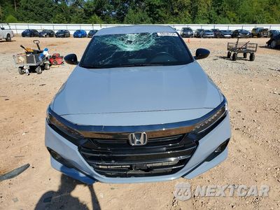 Piąte zdjęcie samochodu w środku: 2021 HONDA ACCORD SPORT VIN:1HGCV1F38MA111144 - miniatura