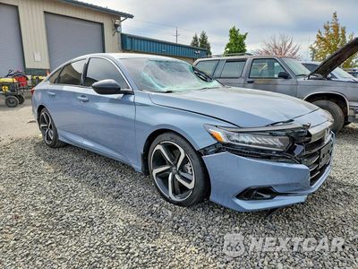 Czwarte zdjęcie samochodu z boku: 2021 HONDA ACCORD SPORT SE VIN:1HGCV1F4XMA114801 - miniatura
