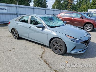 Czwarte zdjęcie samochodu z boku: 2023 HYUNDAI ELANTRA SEL VIN:KMHLM4AGXPU396084 - miniatura