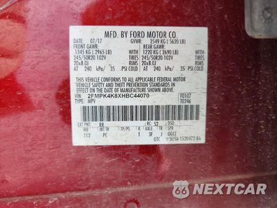 Zdjęcie 13 z 13 samochodu: 2017 FORD EDGE TITANIUM VIN:2FMPK4K8XHBC44070 - miniatura