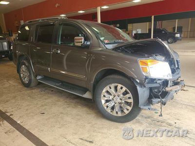 Czwarte zdjęcie samochodu z boku: 2015 NISSAN ARMADA PLATINUM VIN:5N1AA0NCXFN601105 - miniatura
