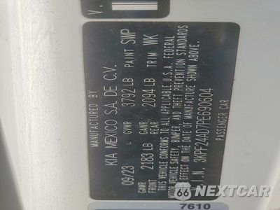 Zdjęcie 12 z 12 samochodu: 2023 KIA FORTE LXS VIN:3KPF24AD7PE690604 - miniatura