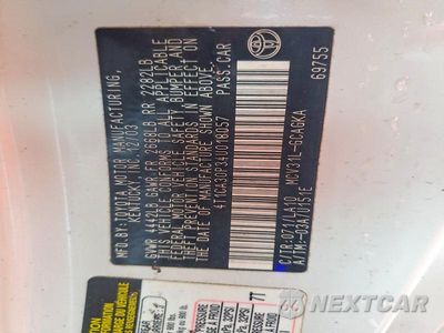 Zdjęcie 13 z 13 samochodu: 2004 TOYOTA CAMRY SOLARA SLE V6 VIN:4T1CA30P34U018057 - miniatura